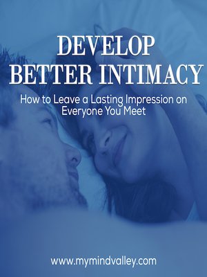 cover image of Develop Better Intimacy